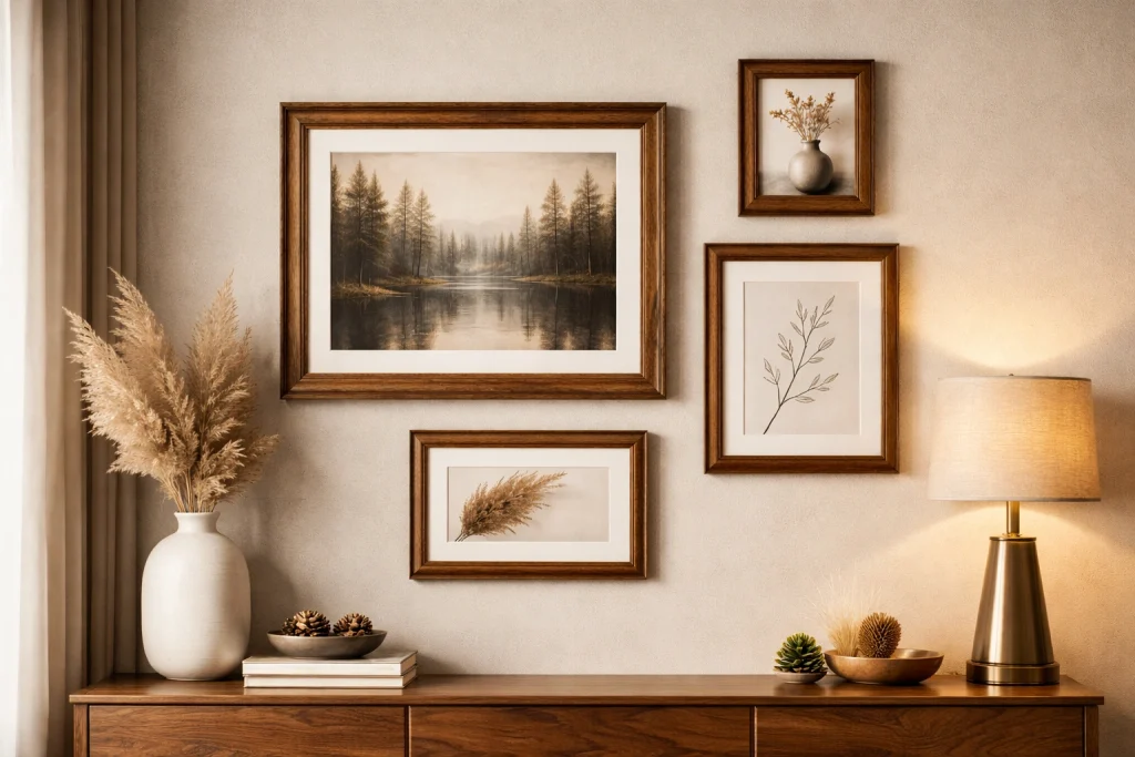 قاب چوبی دیواری