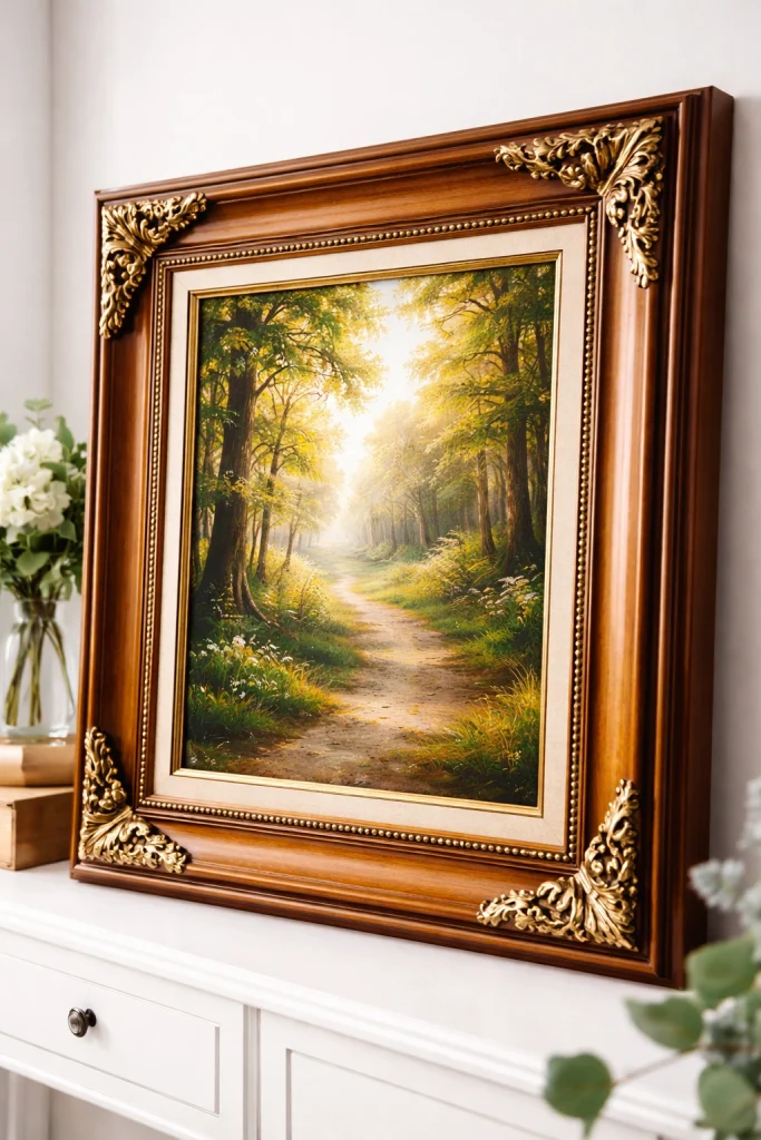 هزینه قاب چوبی