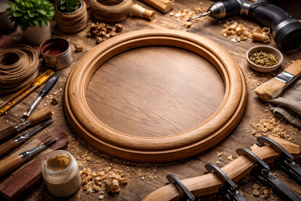 ساخت قاب گرد