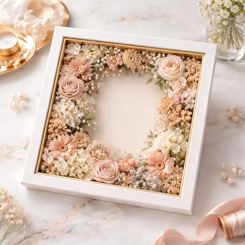 ساخت قاب گلدار