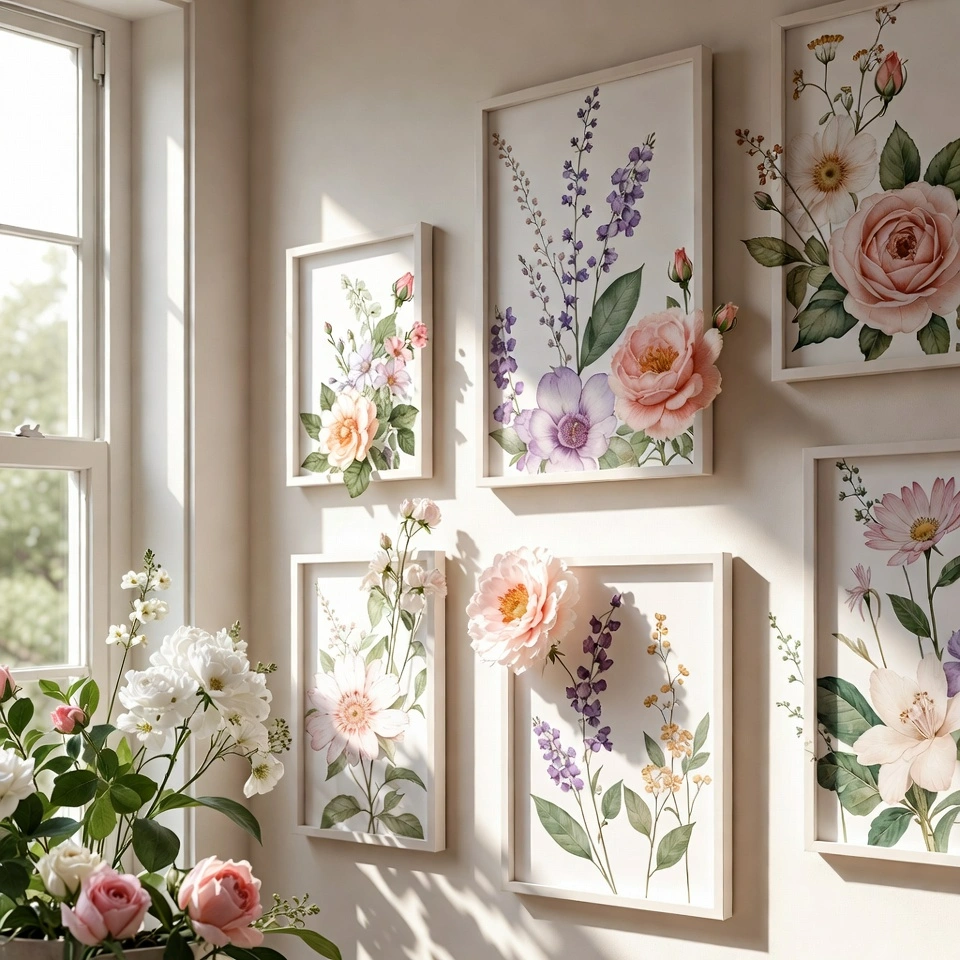 قاب گلدار ارزان