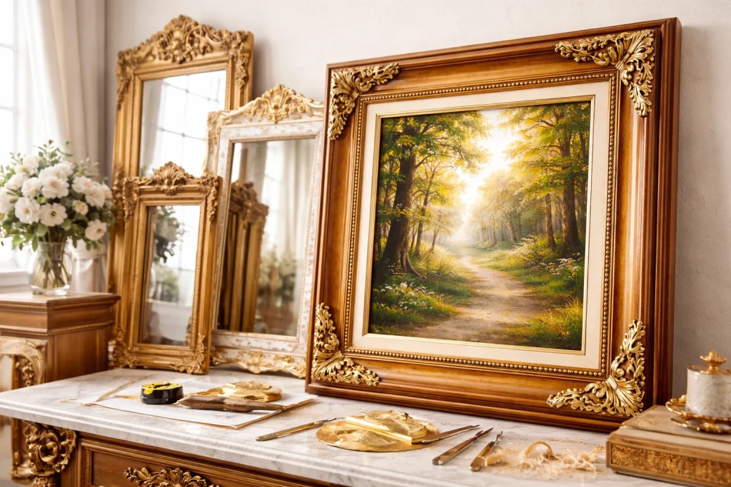 هزینه قاب گلدار